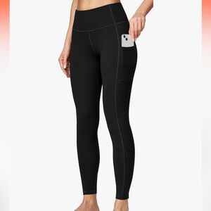 SET OF 2: Black Leggings with Pocket